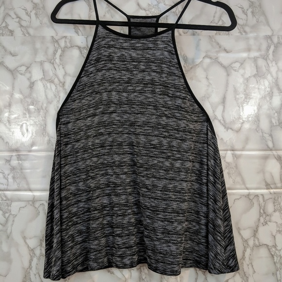 Wet Seal Tops - 🌸  Black and grey halter top